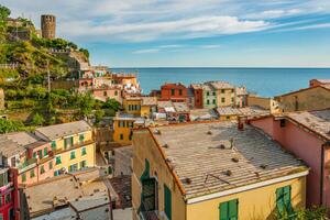 Fotografia artistica Idyllic landscape of Cinque Terre Italy, LeeYiuTung, (40 x 26.7 cm)