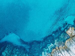 Fotografia artistica Clear blue sea and rocks, pixelfit, (40 x 30 cm)