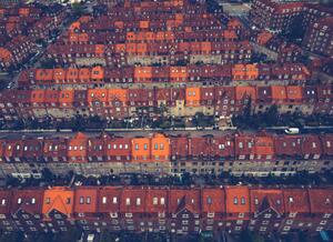Fotografia artistica Town Houses in Copenhagen, jonathanfilskov-photography, (40 x 30 cm)