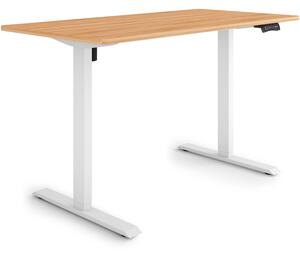 ESMART Germany ETX-121WM 140 x 70 cm Decorazione acero Scrivania ergonomica in piedi/seduta Regolabile elettricamente in altezza in modo continuo 73,5 - 123,5 cm 3x memoria Promemoria attività Avvio/arresto graduale Montaggio rapido