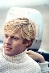 Fotografia On The Set Robert Redford The Way We Were 1973 Directed By Sydney Pollack, (26.7 x 40 cm)