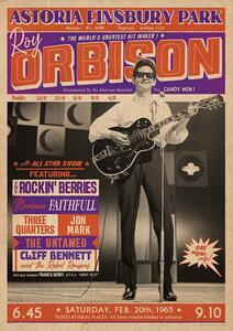Posters, Stampe Roy Orbison - Astoria Finsbury Park 1965, (59.4 x 84 cm)