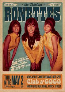 Posters, Stampe The Ronettes - Newcastle, (59.4 x 84 cm)
