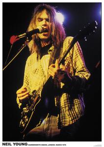 Posters, Stampe Neil Young - Hammersmith Oden London 1976