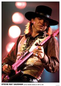 Posters, Stampe Stevie Ray Vaughan - New Jersey 85, (59.4 x 84 cm)