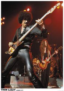 Posters, Stampe Thin Lizzy - London 1977, (59.4 x 84 cm)