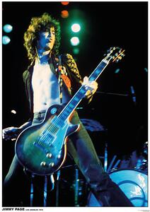 Posters, Stampe Led Zeppelin Jimmy Page - Los Angeles, (59.4 x 84 cm)