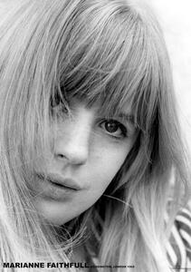 Posters, Stampe Marianne Faithful - Portrait B W