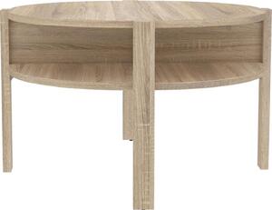 Tavolino da salotto >Topiros< in rovere Sonoma - 74,4x45,5x74,4 cm (LxAxP)