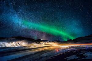 Fotografia artistica Aurora Borealis Iceland, Arctic-Images, (40 x 26.7 cm)