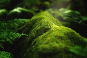 Fotografia artistica Closeup shot of moss and plants, Wirestock, (40 x 26.7 cm)