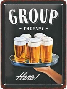 Cartello in metallo Group Therapy