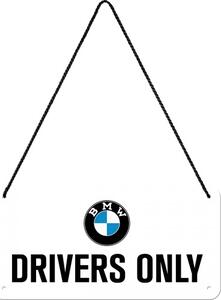 Cartello in metallo Bmw - Drivers Only, (20 x 10 cm)