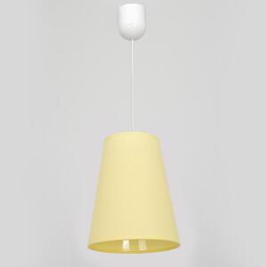 Lampadario a sospensione con filo PINIO 1xE27/60W/230V giallo