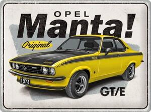 Cartello in metallo Opel - Manta Gt E, ( x cm)
