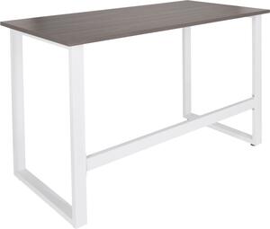 Scrivania per computer WORKSPACE LIGHT I 120 x 60 cm grigio / bianco