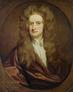 Fotografia Portrait of Isaac Newton 1702, Kneller, Godfrey