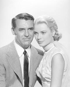 Fotografia Cary Grant And Grace Kelly To Catch A Thief 1955 Directed Byalfred Hitchcock, (30 x 40 cm)