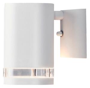 Applique Konstsmide Modena in alluminio laccato bianco con vetro acrilico trasparente