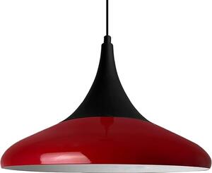 Paladin lampada a sospensione in metallo Ø35cm, rosso Lampada a sospensione moderna