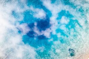 Fotografia Steam of geyser from above Semera, Roberto Moiola / Sysaworld