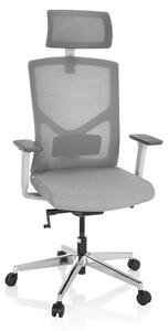 Sedia da ufficio, girevole, BRETON PRO W Grigio