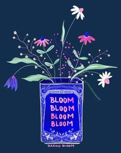 Illustrazione Tin Can Flower Illustration, Baroo Bloom, (30 x 40 cm)