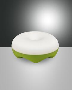 Lampada Da Tavolo Verde Collezione BLUMA Fabas Design Ottone Satinato 1 Luce LED