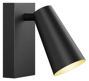 Lucande faretto Angelina, nero/oro, metallo, 1 luce