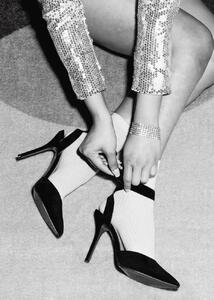 Fotografia artistica Legs Party Black and White, Pictufy Studio, (30 x 40 cm)