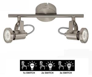 Briloner 2712-022 - Faretto LED dimmerabile SEMPLICE 2xGU10/5W/230V