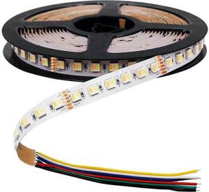 5 metri di striscia LED RGB-CCT a 6 pin 24 volt 60 LED per metro