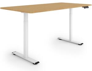 ESMART Germany ERX-122WBA 160x80 cm Decorazione in bambù Scrivania ergonomica sit-stand Regolabile elettricamente in altezza in modo continuo 73,5-122,5 cm 3 memorie Promemoria attività Doppio motore Montaggio rapido