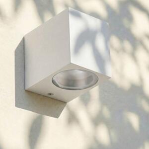 Lampada da parete per esterni Maxkomfort GU10 IP44, alluminio bianco, senza lampadina