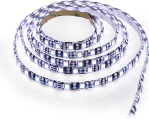 Set completo di striscia LED RGB multicolore da 15 m, 60 LED al metro, extra luminosa, con telecomando touch, colore nero
