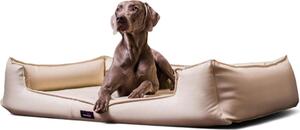 Tierlando® Lettino ortopedico per cani GOOFY in Pelle finta >>incluso materassino