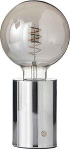 Lampada da tavolo ricaricabile a LED Lampadina stile Edison con filamento 2000mAh touch dimmer lampadina cromo scuro