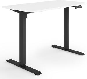 ESMART ETX-121BW 120x60 cm Bianco Scrivania ergonomica sit-stand Regolabile elettricamente in altezza in modo continuo 73,5-123,5 cm 3x memoria Porta di ricarica USB Promemoria attività Avvio/arresto graduale Montaggio rapido