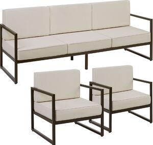 Set da giardino Comosa per 5 persone, imbottitura XXL