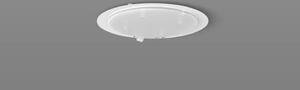 RZB Flatliner Slim, 27 W, 1900 lm, 830, bianco, plafoniere on/off, D 418 H 34, 117°, plastica (PC) opalina 312283.002