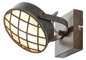 Lindby faretto Tamin, color ruggine, 1 luce, vetro, G9