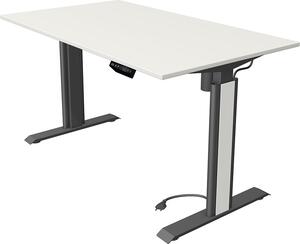 Scrivania Move 1 advance, regolabile elettricamente in altezza, dimensioni piano d'appoggio:140 x 80 cm, colore piano d'appoggio:bianco