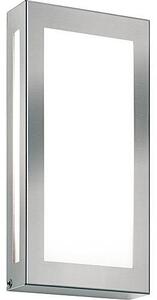 CMD 118/LED/BM applique in acciaio inox IP44 vetro opalino 3000K con rilevatore di movimento