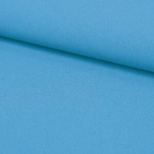 Tessuto tinta unita Panama MIG14 azzurro, altezza 150 cm