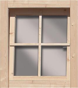 Finestra a ribalta per casetta da giardino Karibu 28mm 69x80cm naturale