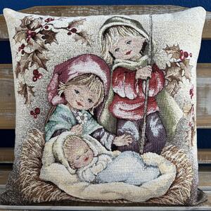 Federa cuscino gobelin di gobelin 42x42 cm Chenille 6133