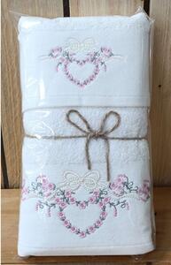 Set regalo di 2 pz asciugamani in spugna MIGDU13 40x60 cm + 50x100 cm