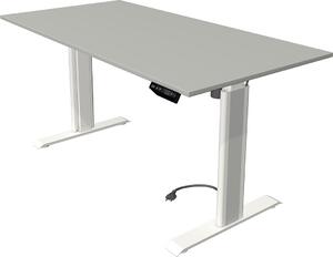 Scrivania Move 1 advance, regolabile elettricamente in altezza, dimensioni piano:160 x 80 cm, colore piano:grigio chiaro