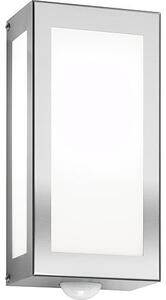 Applique da esterno CMD 34/BM in acciaio inox IP44 E27 con rilevatore di movimento