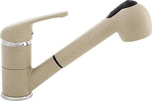 Rubinetto da cucina con doccetta estraibile - Beige